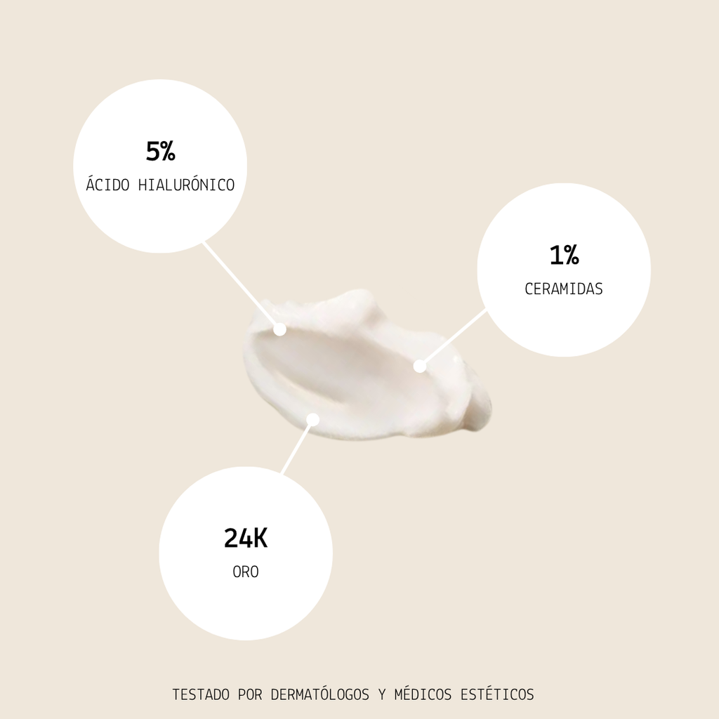 Hyaluronic & Gold Cream Dry Skin