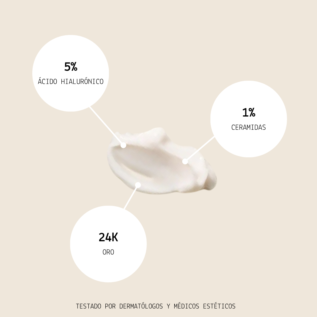 Hyaluronic & Gold Cream Dry Skin