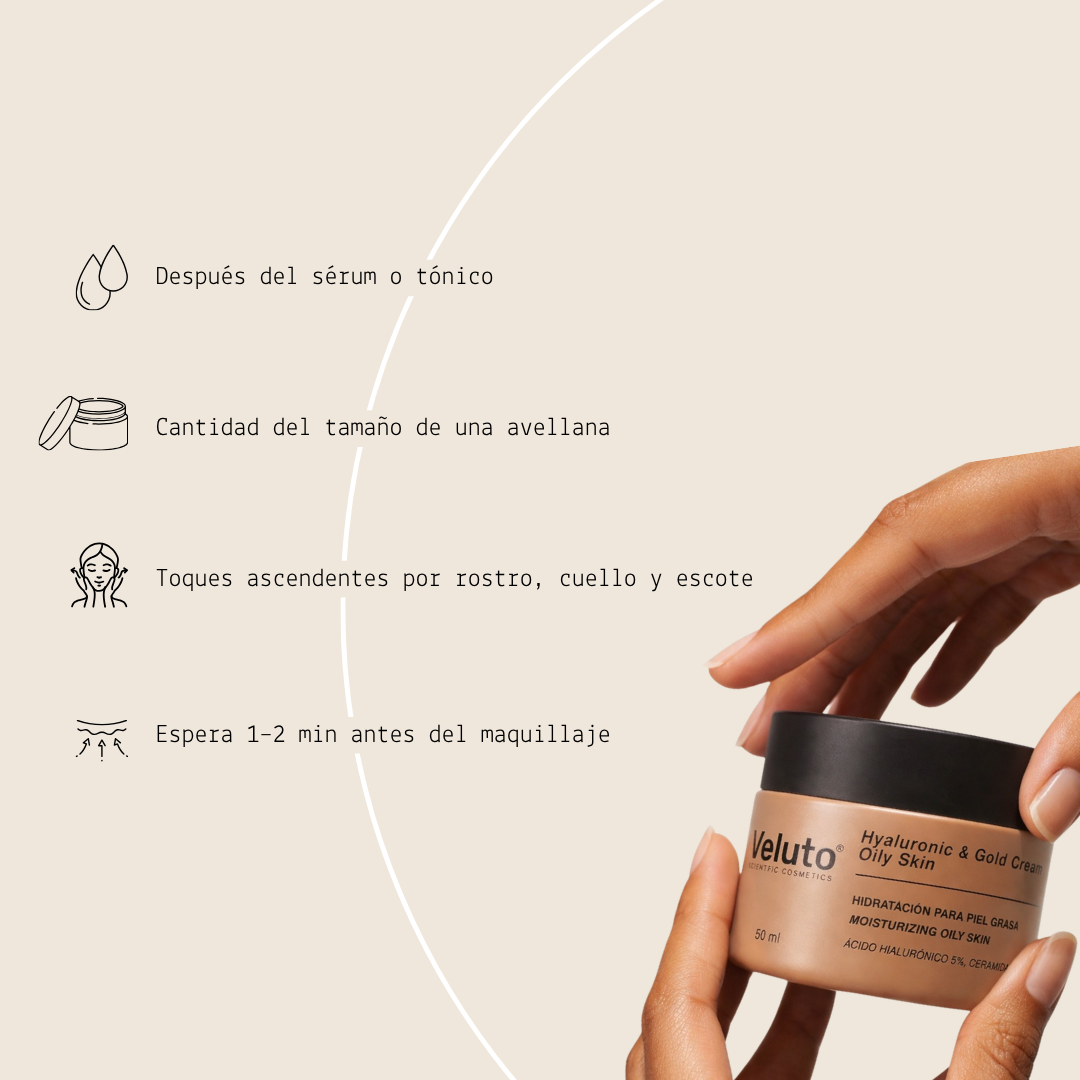 Hyaluronic & Gold Cream Oily Skin