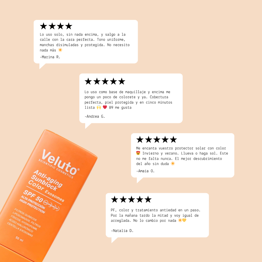 Antiaging Sunblock SPF 50 Color Exosomes