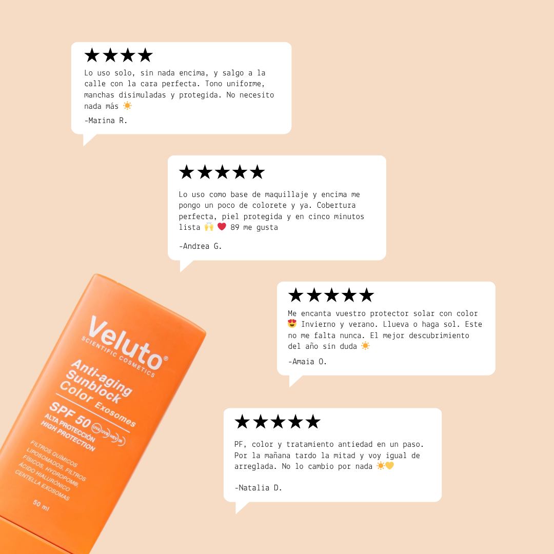 Antiaging Sunblock SPF 50 Color Exosomes